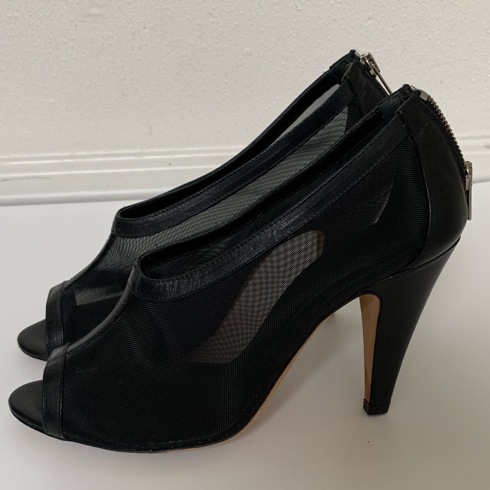 Loeffler Randall Black Mesh Heels